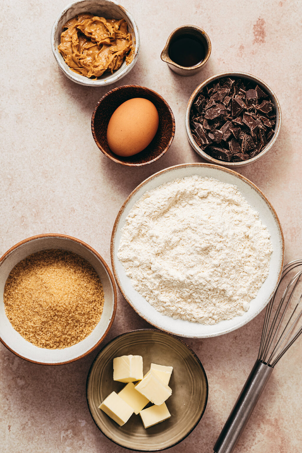 Ingrédient cookies beurre de cacahuète