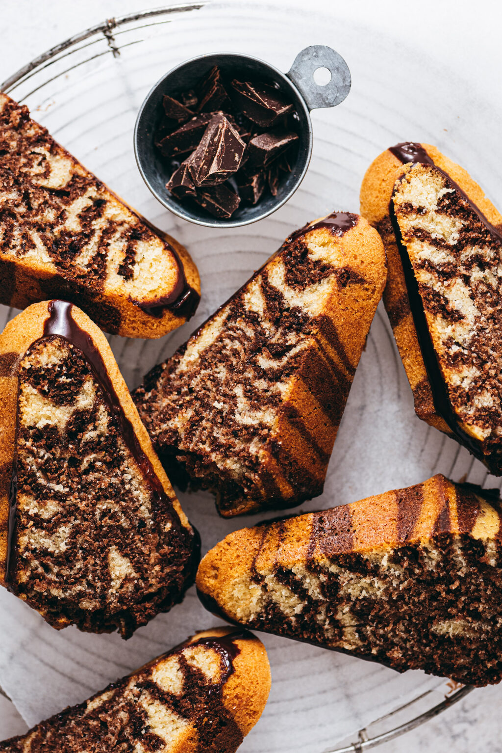 Gâteau zèbre vanille chocolat - Lilie Bakery