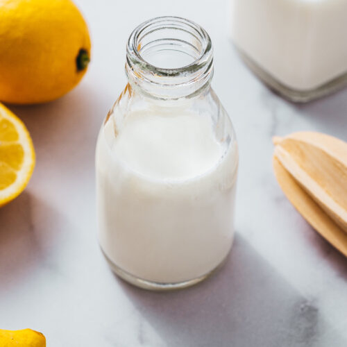 Homemade buttermilk fermented milk - Lilie Bakery