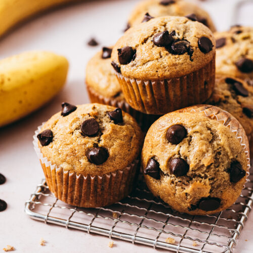 Muffins banane chocolat - Lilie Bakery