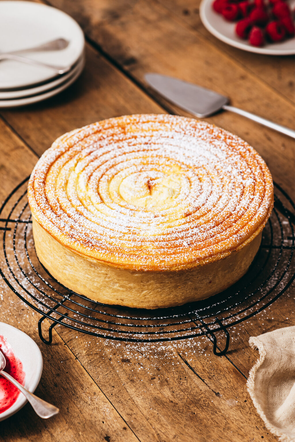 Gâteau fromage blanc - Lilie Bakery