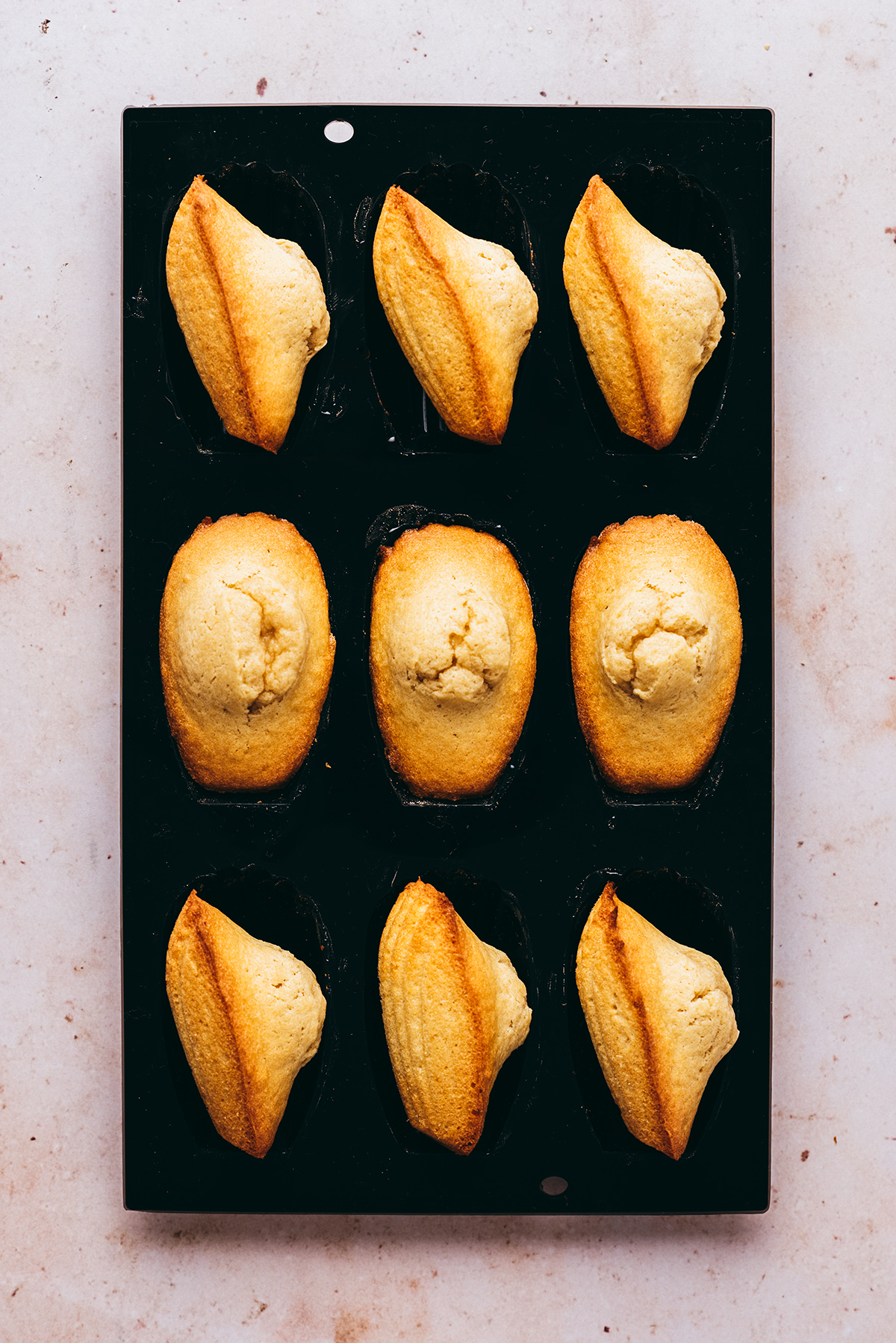 Baking madeleine bump - Lilie Bakery