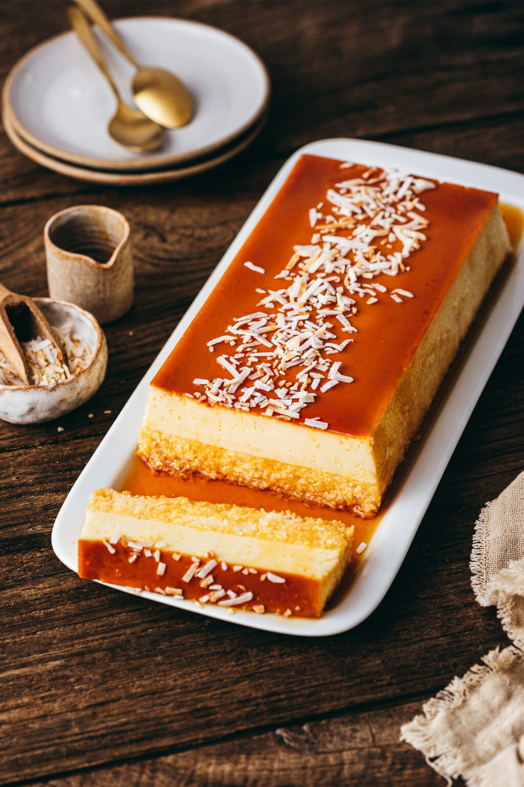 Flan coco antillais - Lilie Bakery