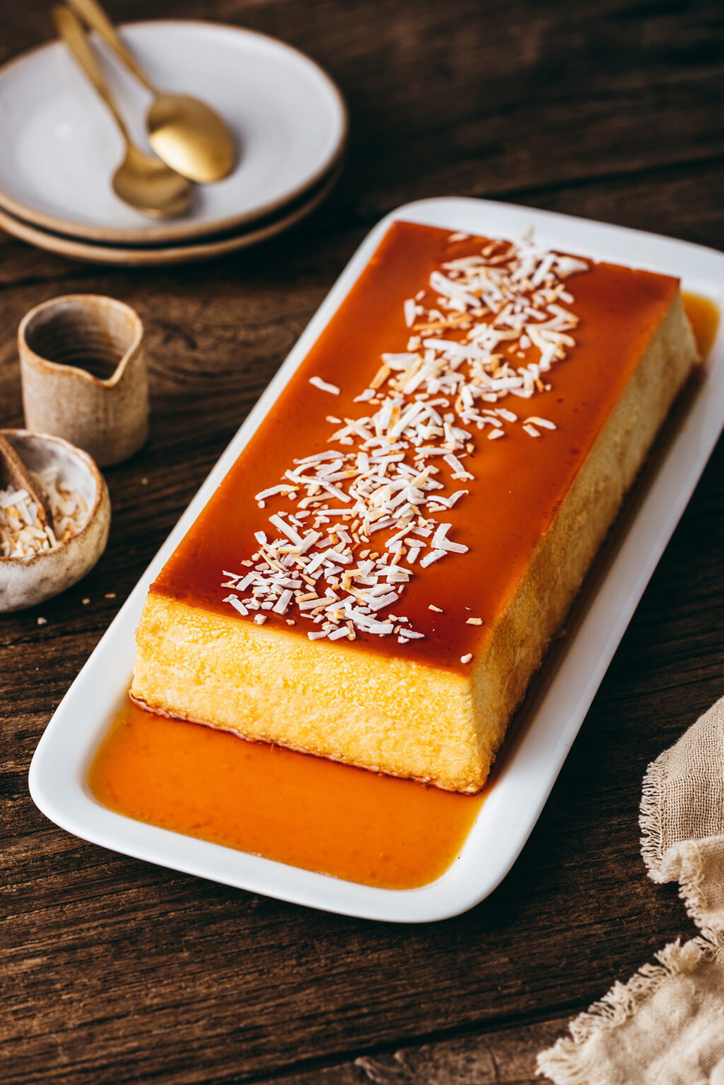 Flan coco lait concentr&eacute; sucr&eacute; - Lilie Bakery