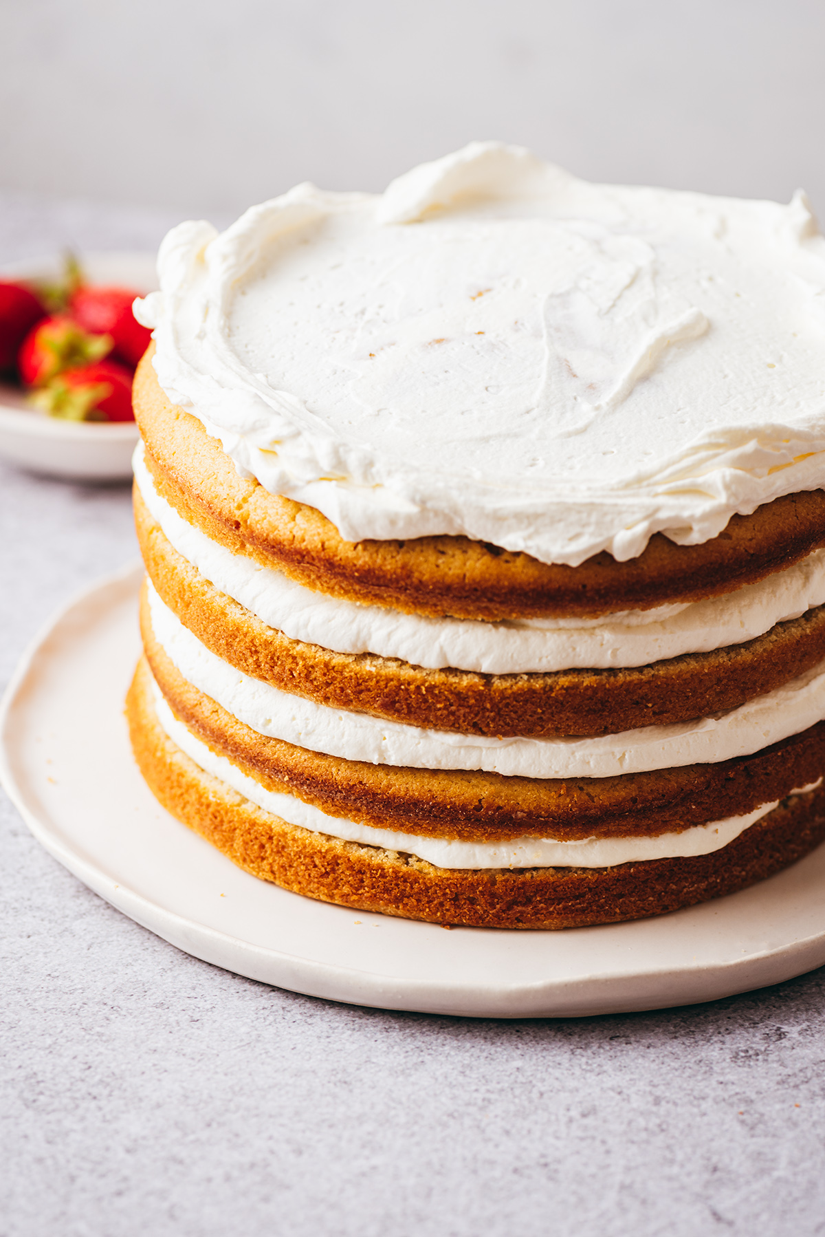 Glaçage chantilly mascarpone layer cake - Lilie Bakery