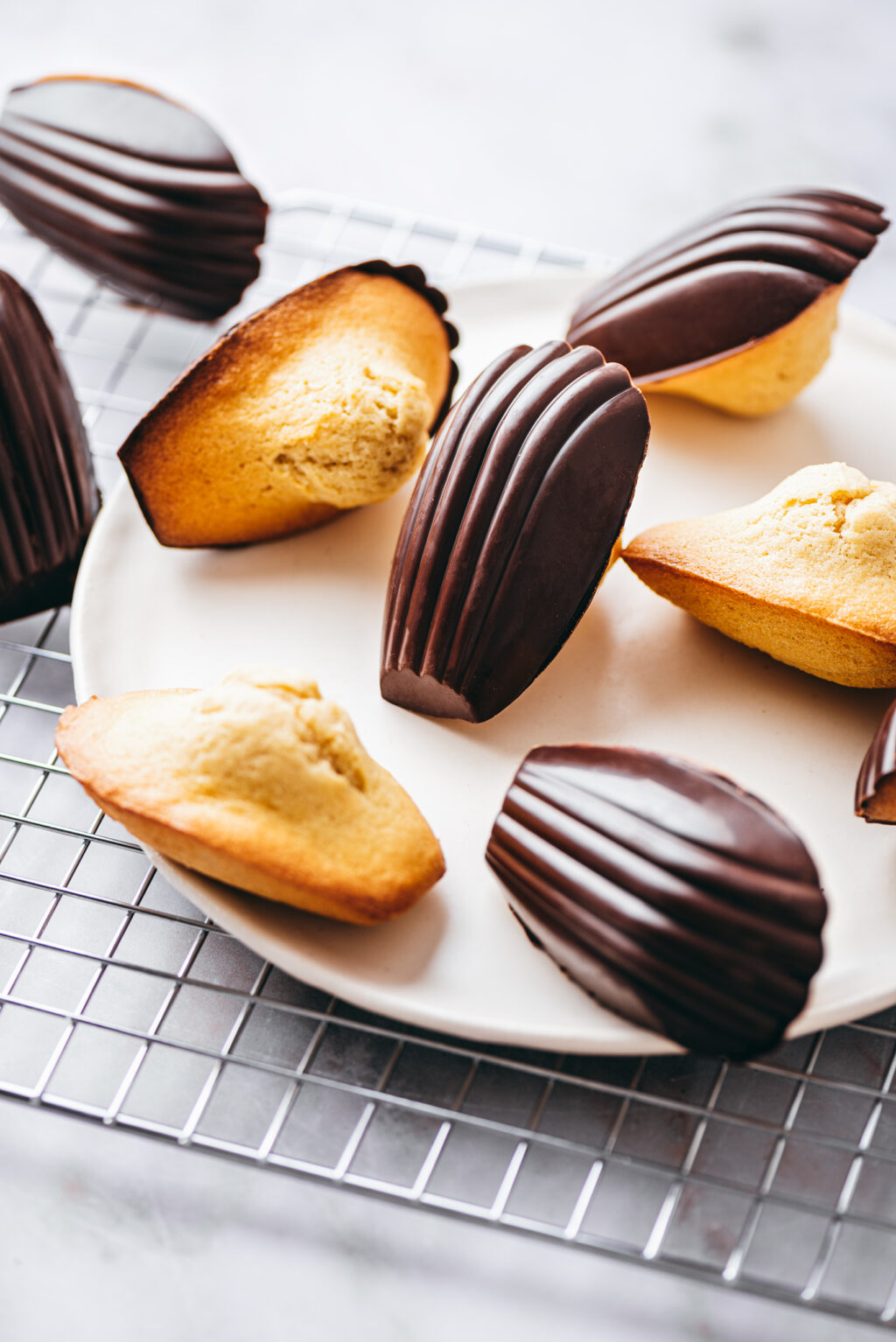 Chocolate madeleines - Lilie Bakery