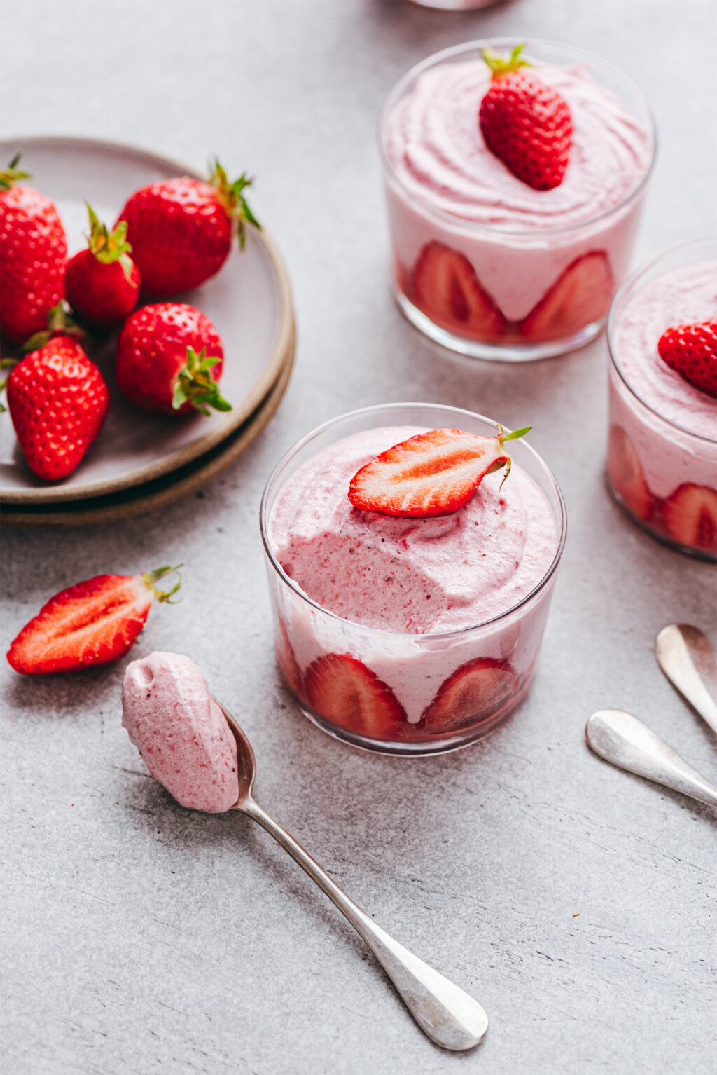 Mousse de fraise facile - Lilie Bakery