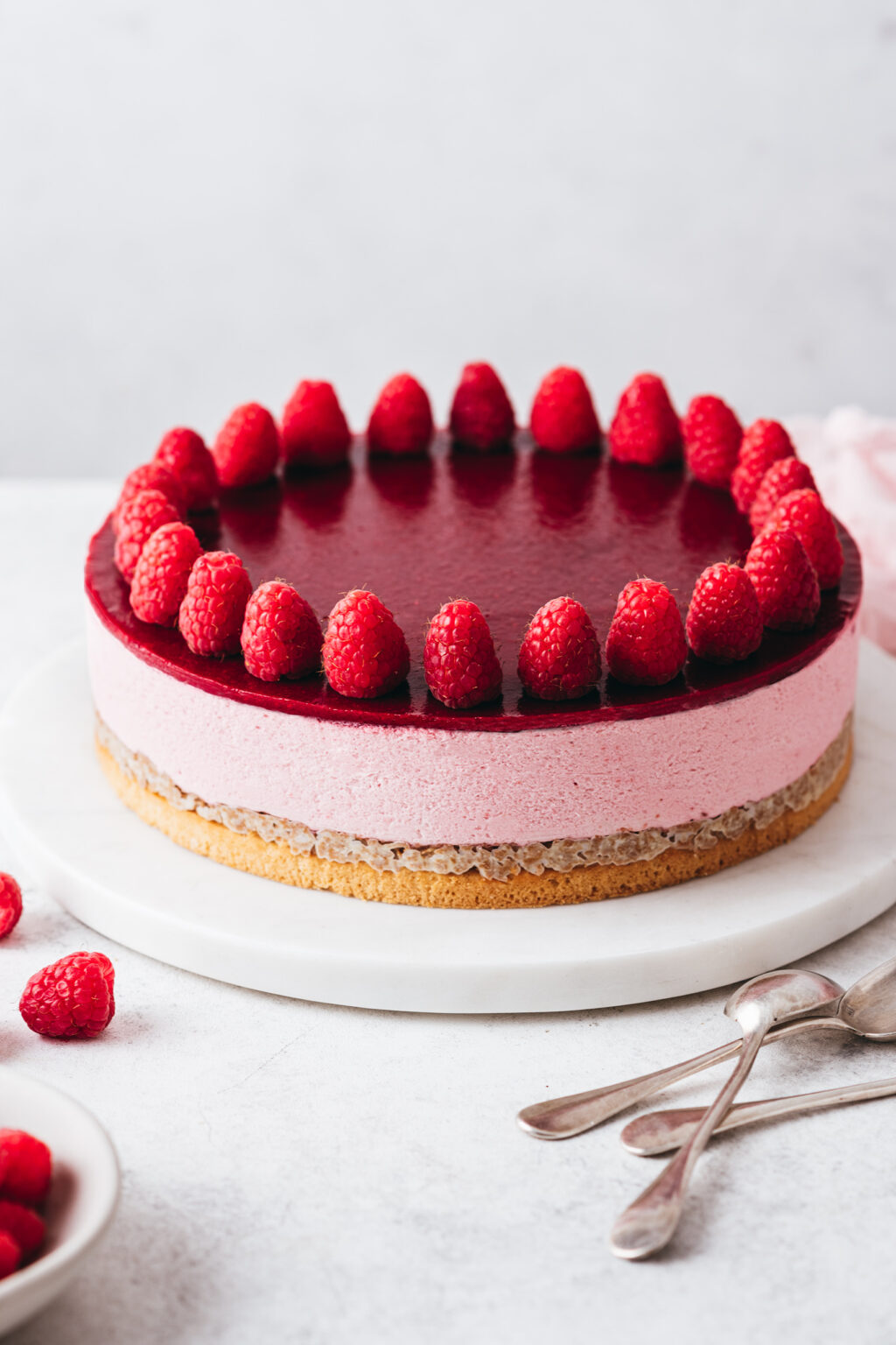 Bavarois framboise recette - Lilie Bakery