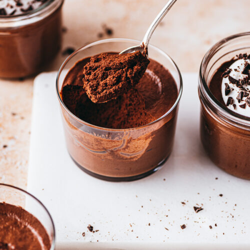 Mousse au chocolat sans oeuf - Lilie Bakery