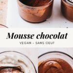 Mousse chocolat sans oeuf