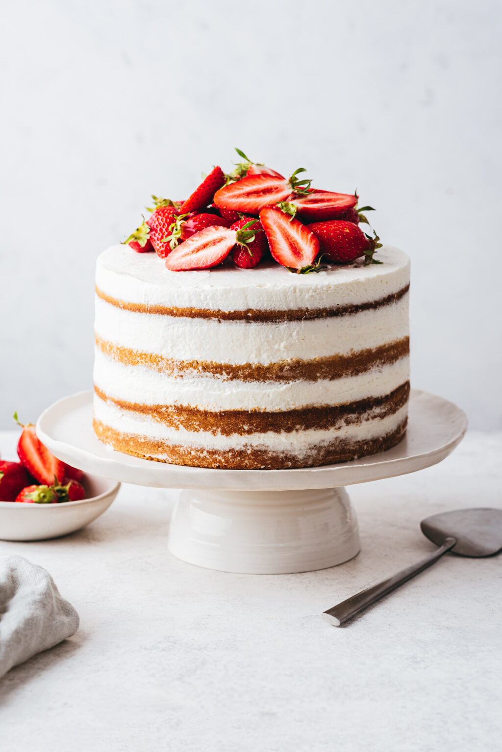 Recette layer cake fraise vanille - Lilie Bakery