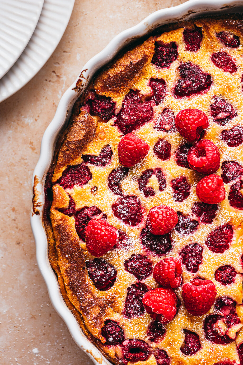 Clafoutis aux framboises - Lilie Bakery