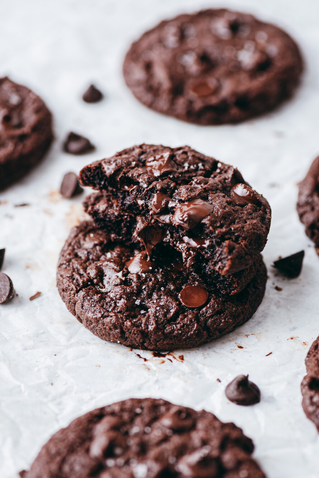 Cookies tout chocolat moelleux - Lilie Bakery