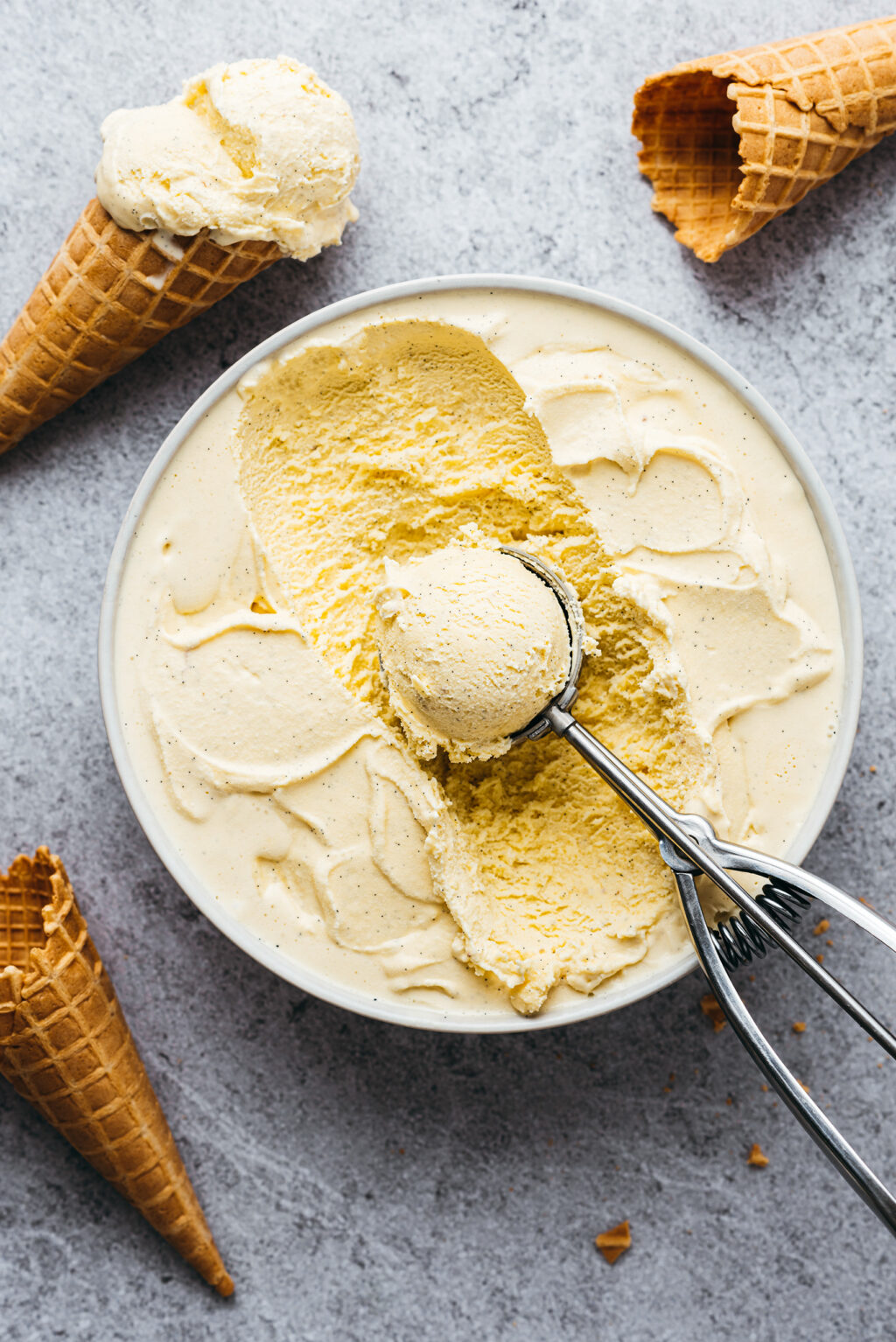 Glace vanille onctueuse - Blog Lilie Bakery