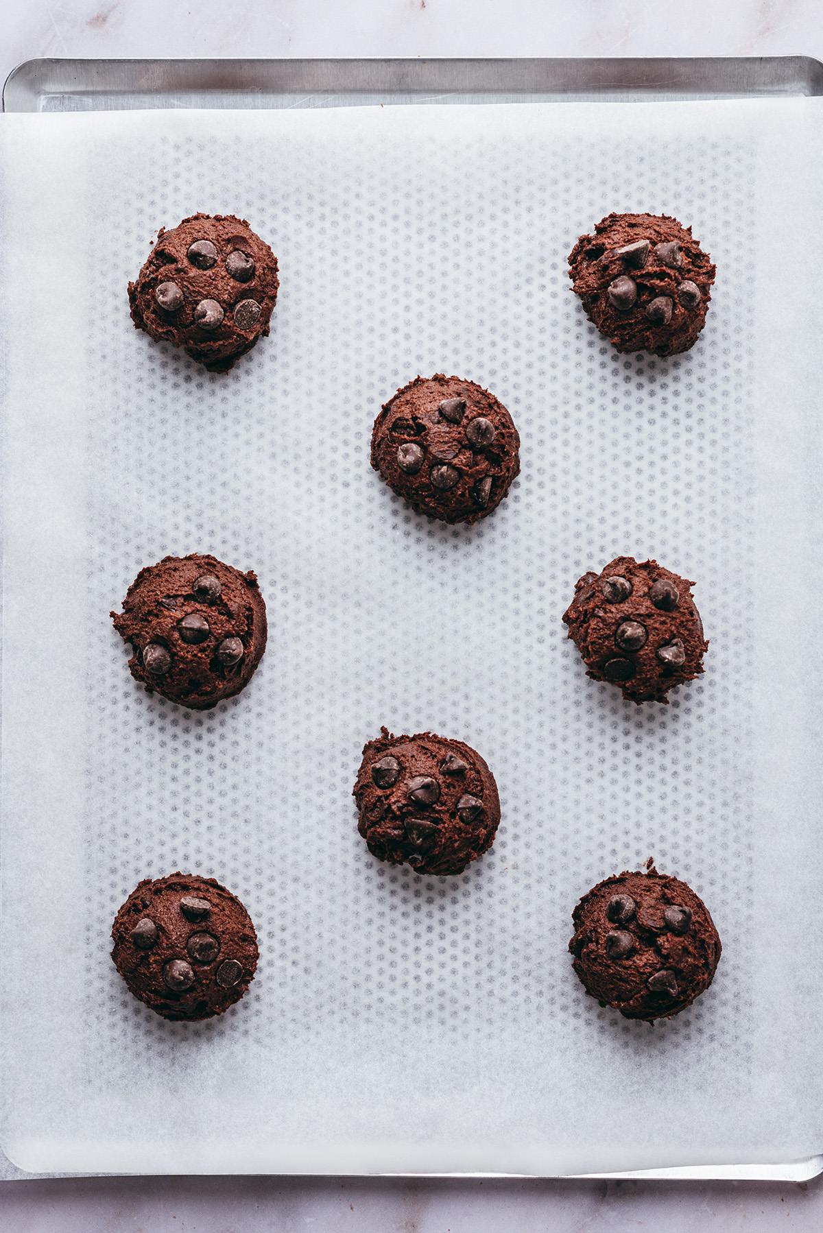 Pas à pas 4 cookies chocolat - Lilie Bakery