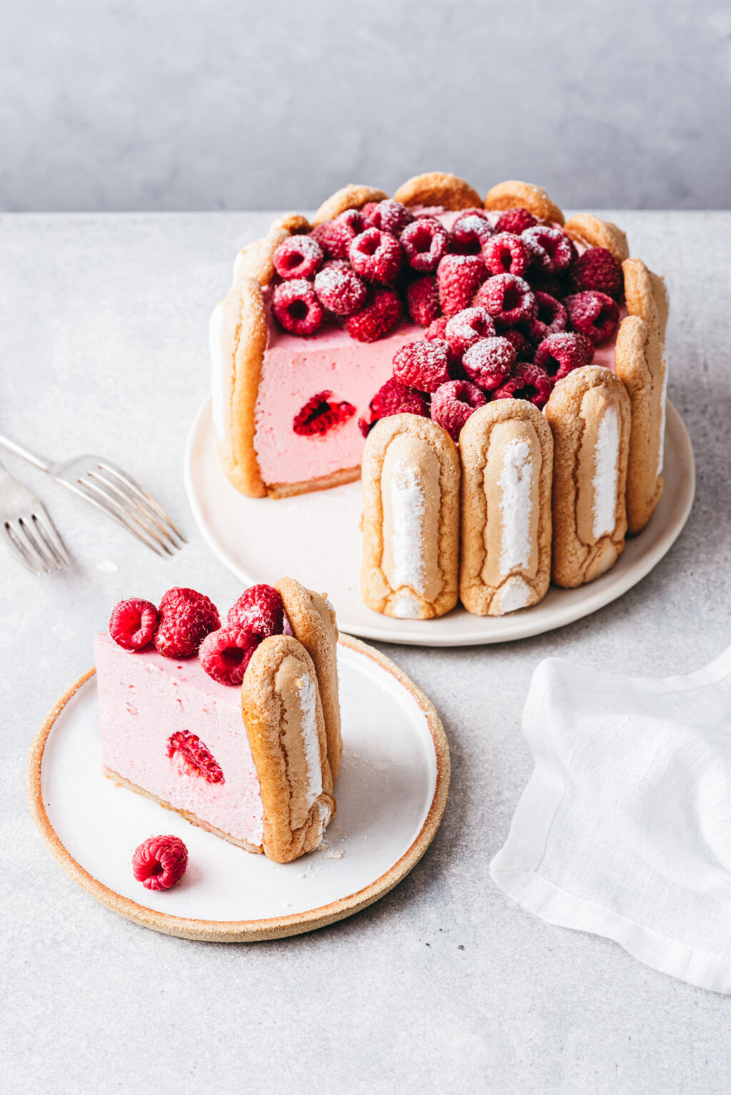 Recette charlotte aux framboises - Lilie Bakery