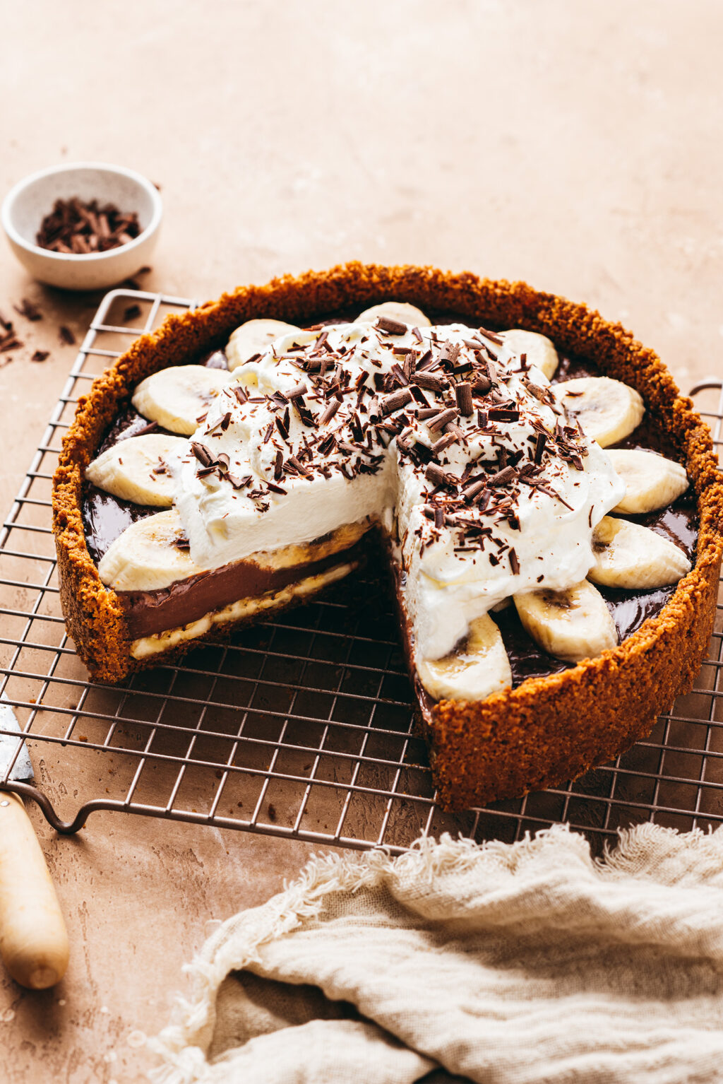 Recette tarte banane chocolat speculoos - Lilie Bakery