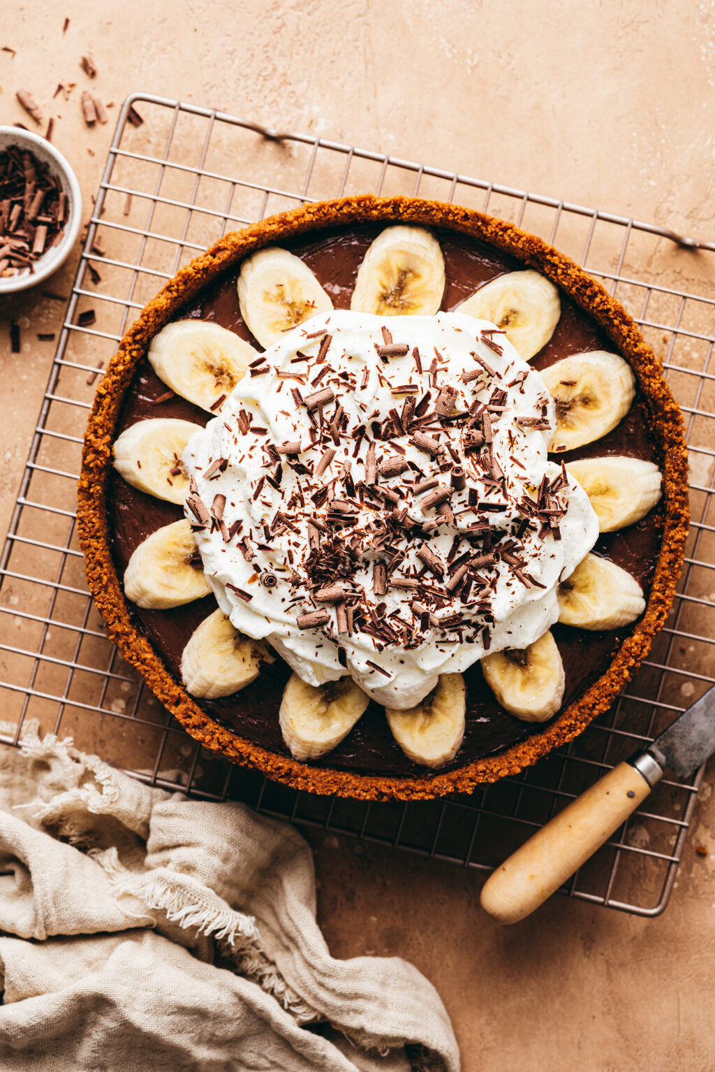 Tarte banane chocolat speculoos - Lilie Bakery