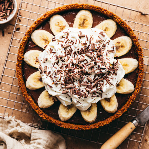 Tarte banane chocolat speculoos - Lilie Bakery