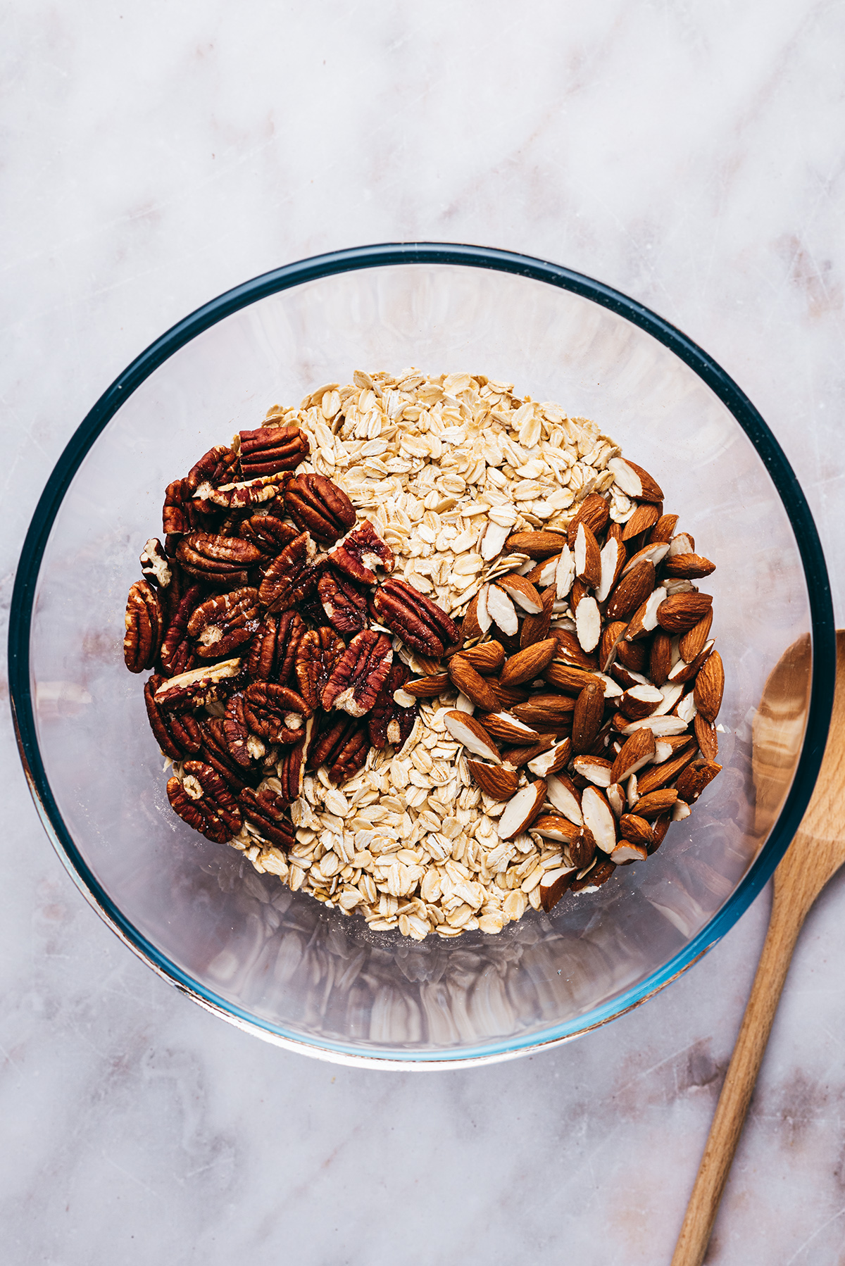 Ingrédients recette granola - Lilie Bakery