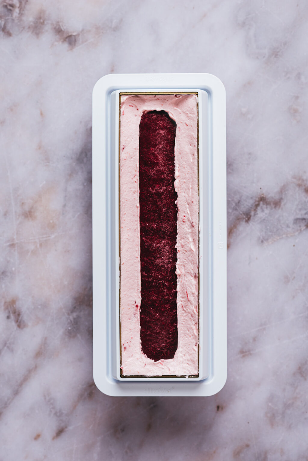 Insert framboise bûche - Lilie Bakery