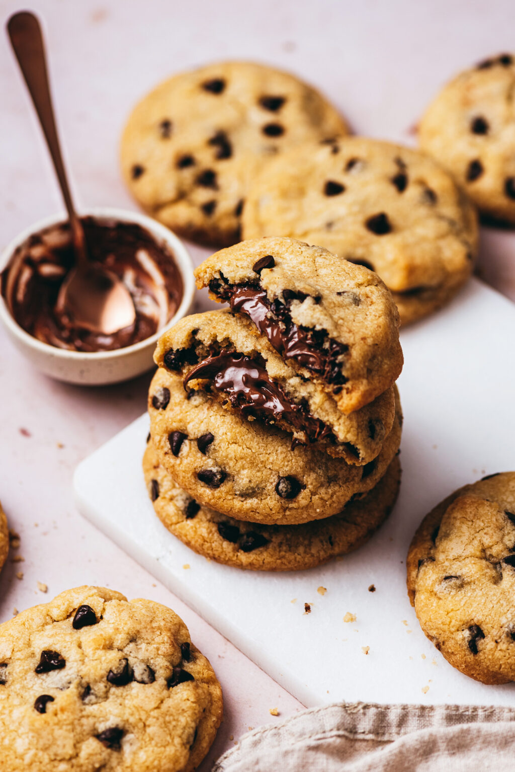 Cookies nutella coeur fondant - Lilie Bakery