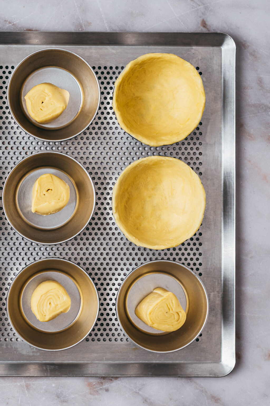 Pâte feuilletée moule pasteis de nata - Lilie Bakery