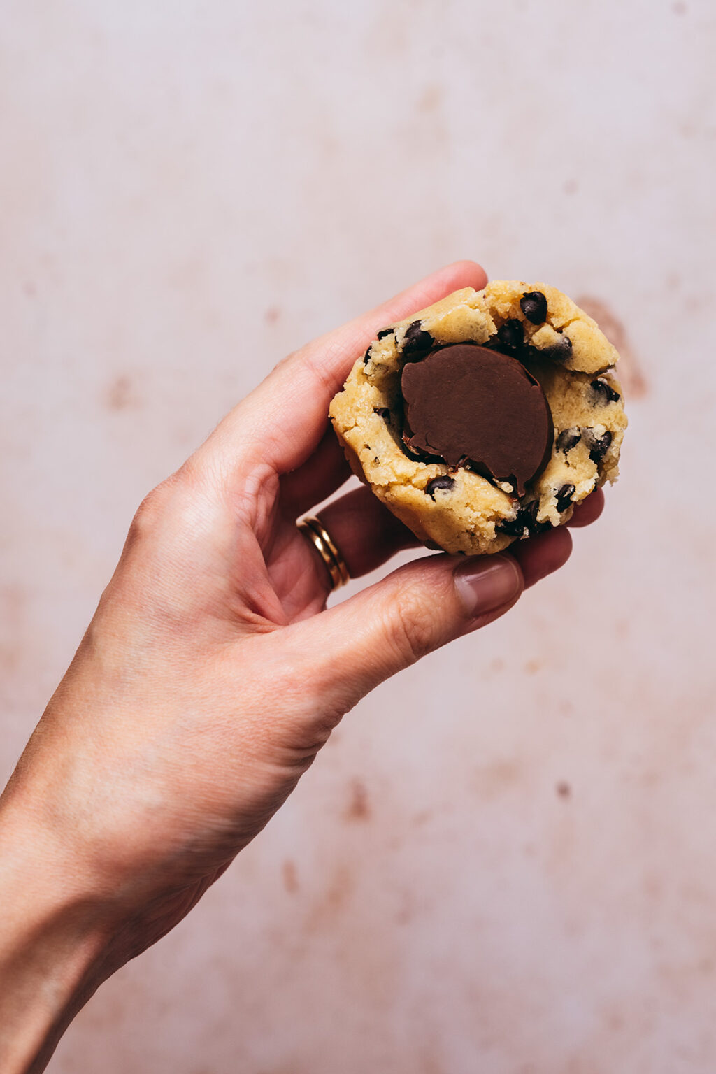 Préparation cookie nutella - Lilie Bakery