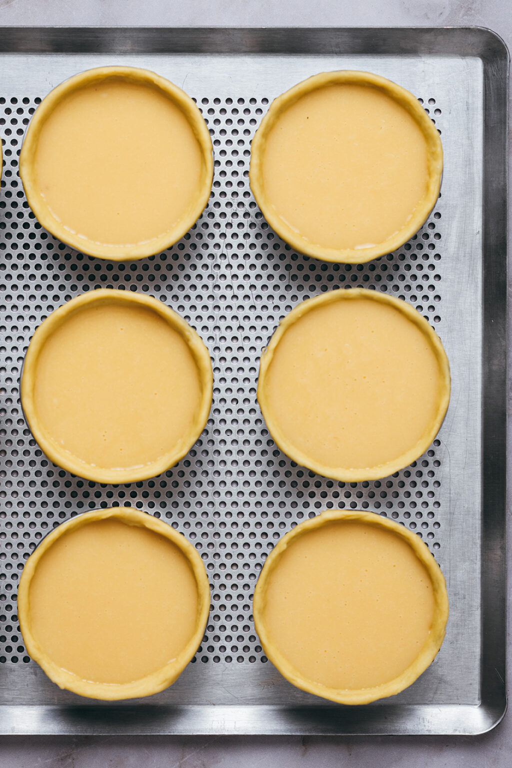 Remplissage moule à pasteis - Lilie Bakery