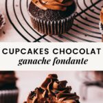 Chocolate ganache cupcakes