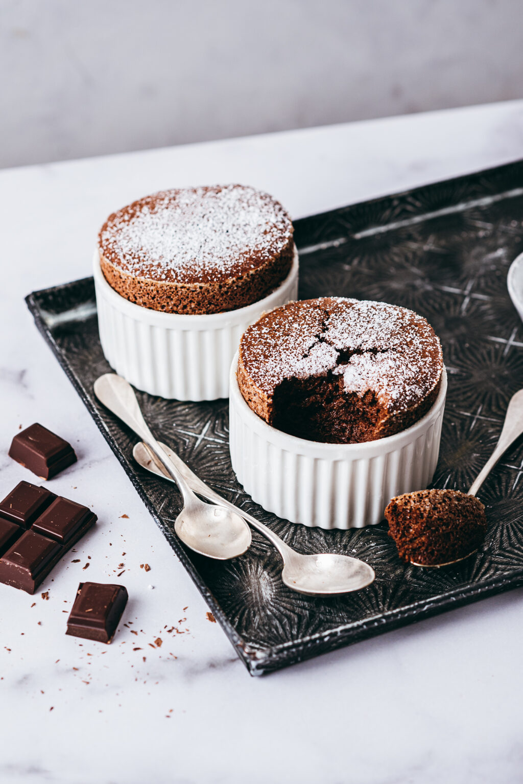 Soufflé au chocolat - Lilie Bakery