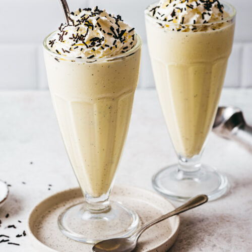 Recette milkshake vanille - Lilie Bakery