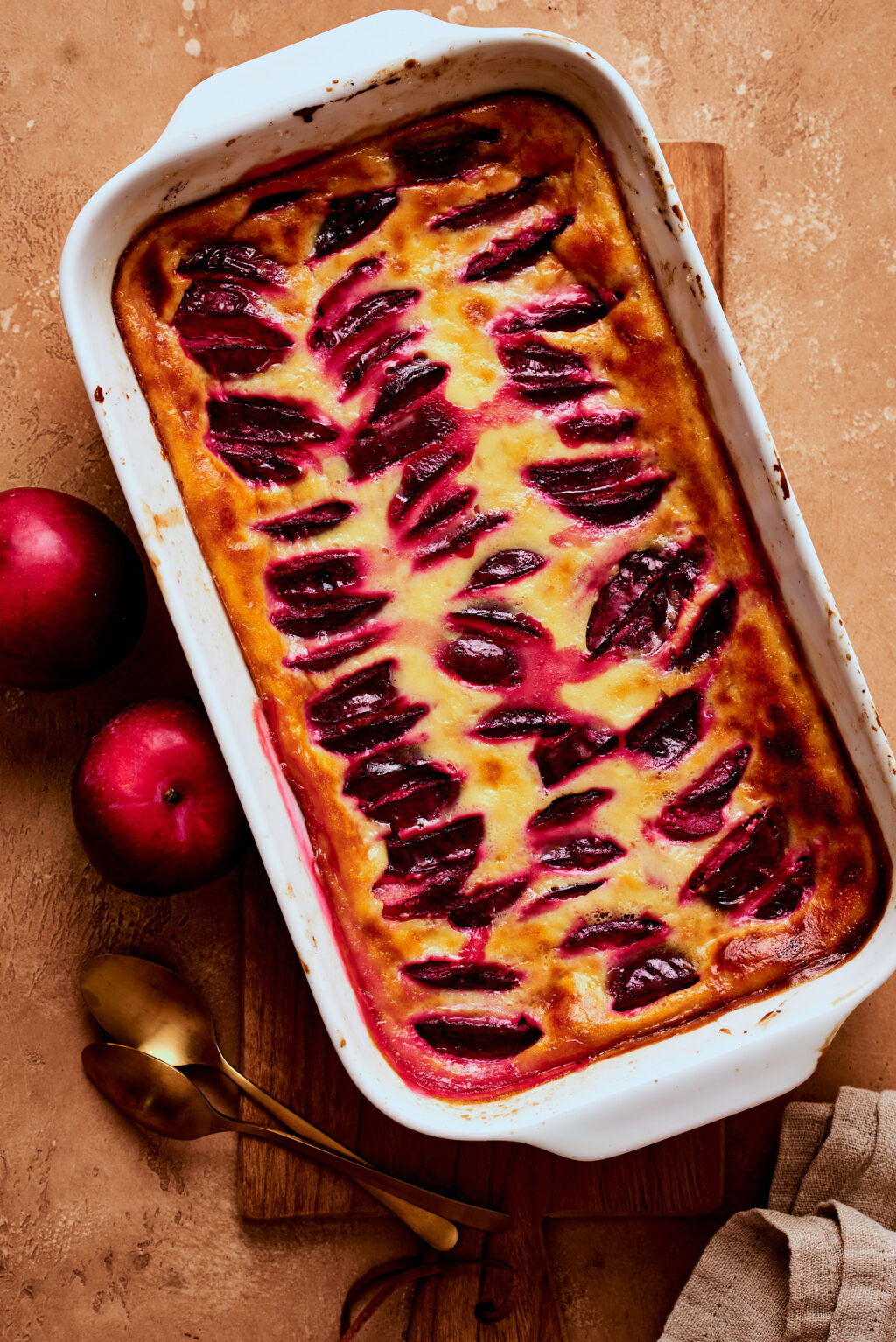 Clafoutis aux prunes - Lilie Bakery