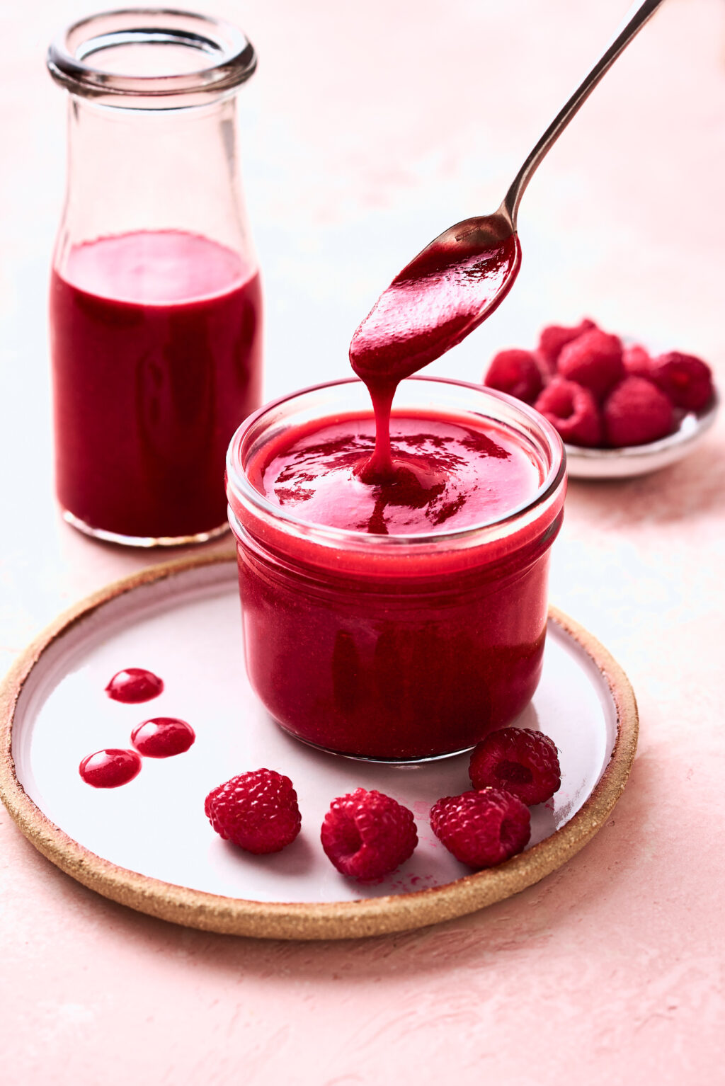 Coulis de framboise facile - Lilie Bakery