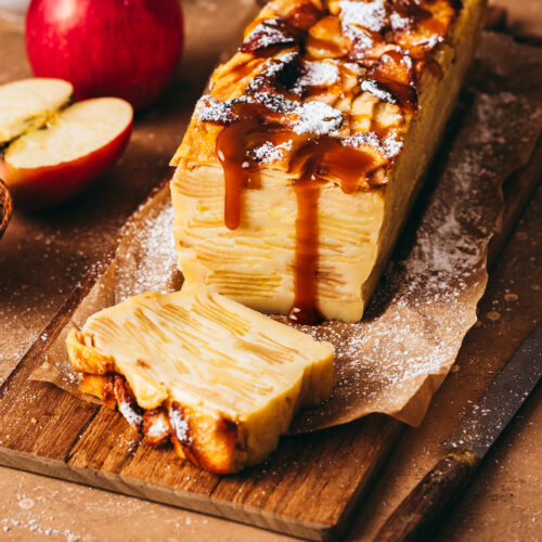 Recette gâteau invisible aux pommes - Lilie Bakery
