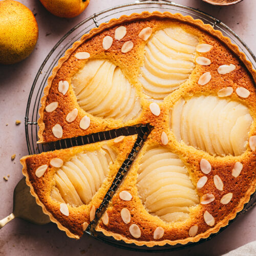 Pear almond tart recipe - Lilie Bakery