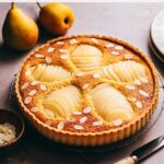 Easy almond pear tart