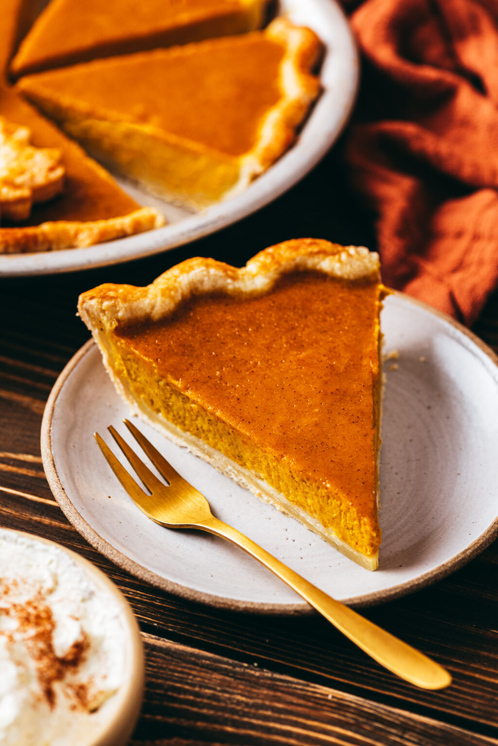 Pumpkin pie tarte citrouille - Lilie Bakery
