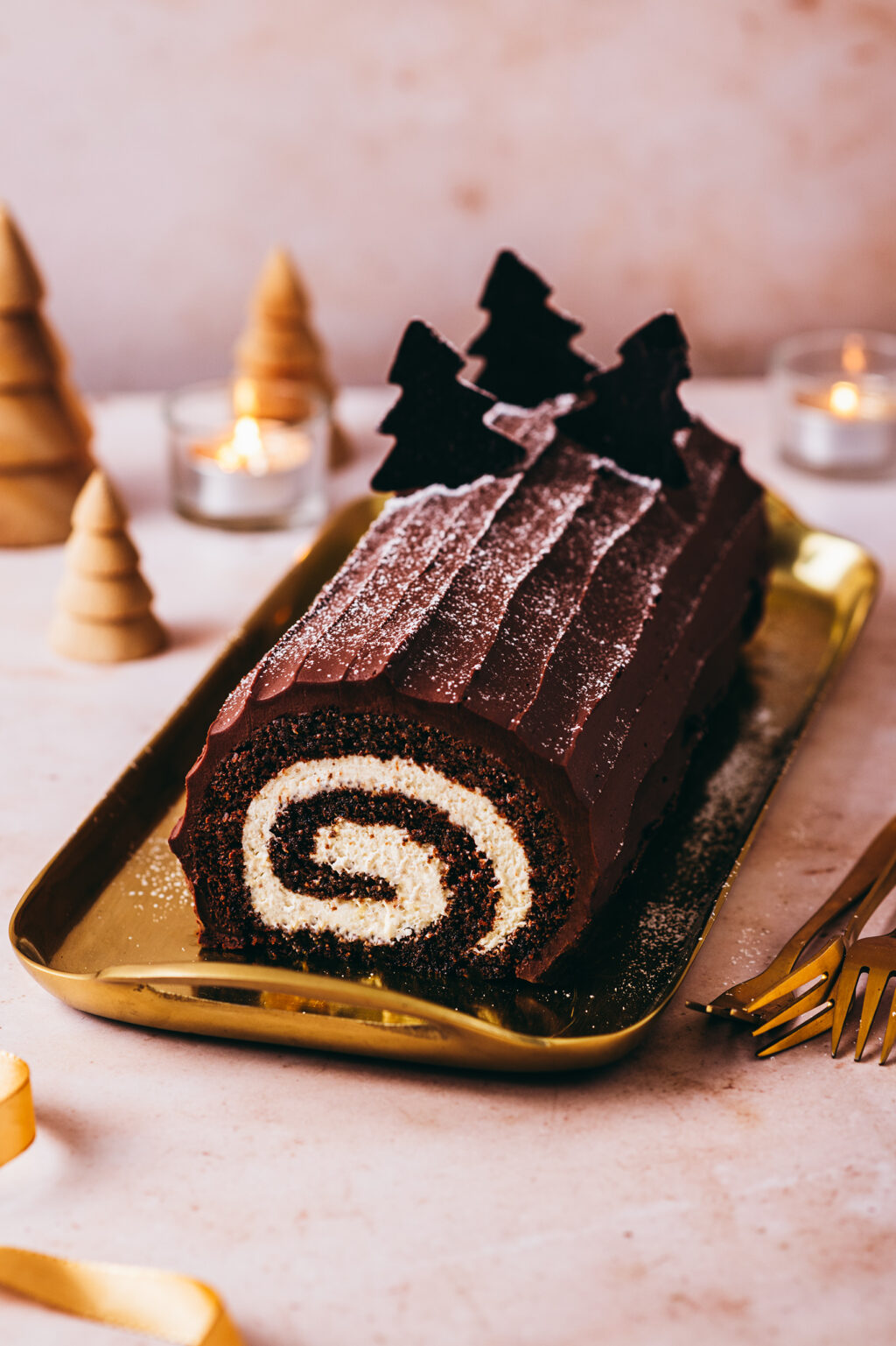 B&ucirc;che p&acirc;tissi&egrave;re chocolat mascarpone - Lilie Bakery