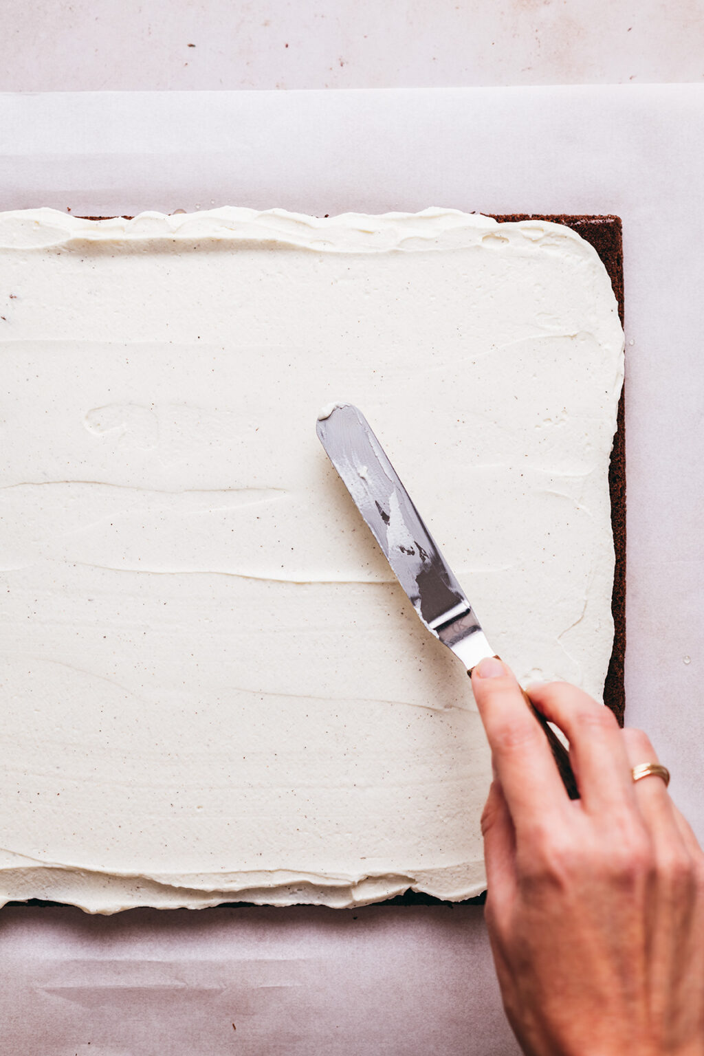 Glaçage génoise roulée - Lilie Bakery