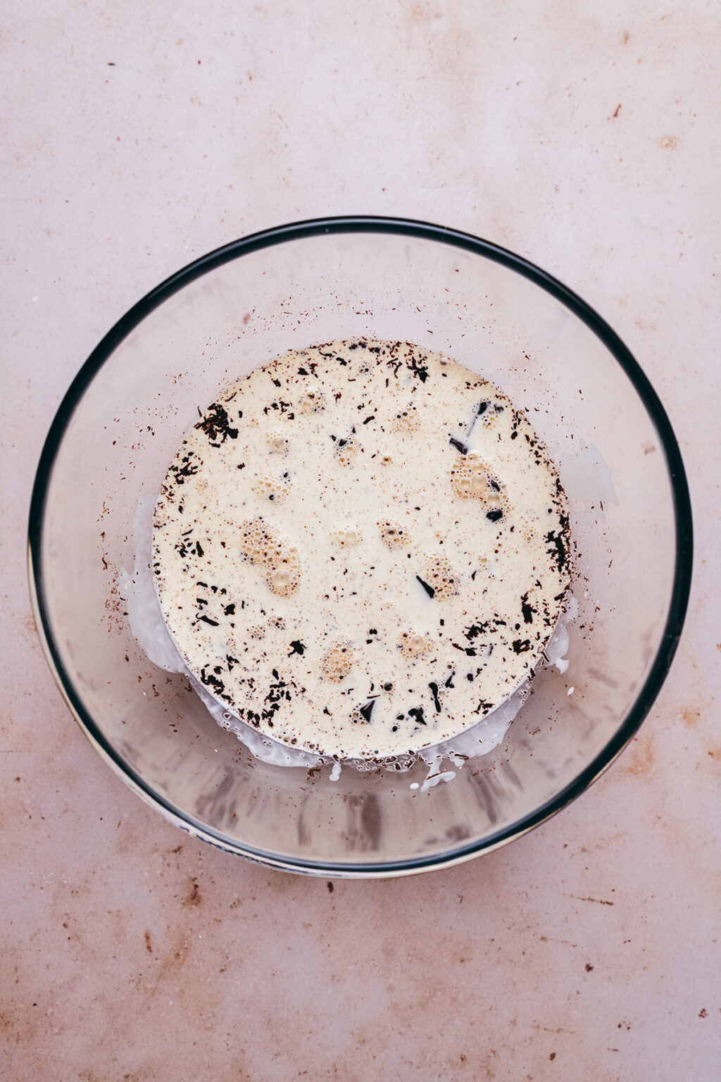 Préparation ganache - Lilie Bakery