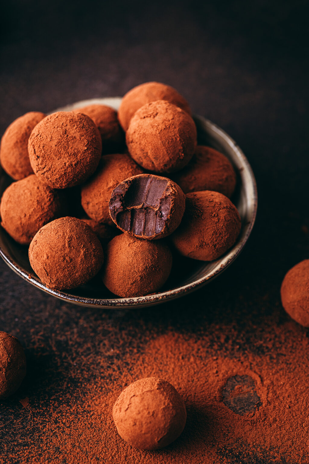 Truffes au chocolat fondantes - Lilie Bakery