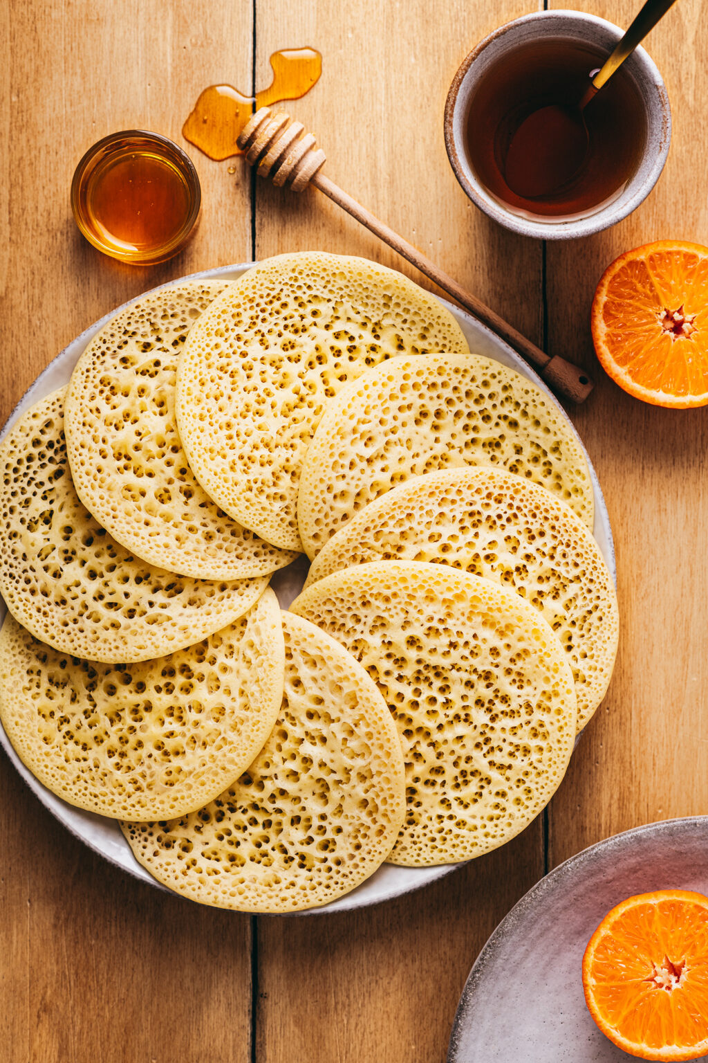 Cr&ecirc;pes mille trous baghrir - Lilie Bakery