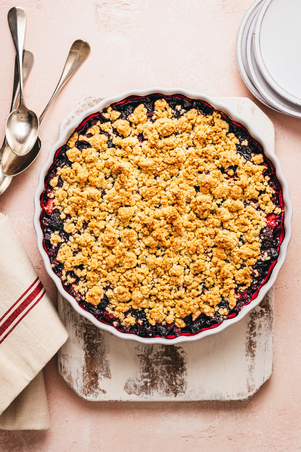 Crumble fruit rouge - Lilie Bakery