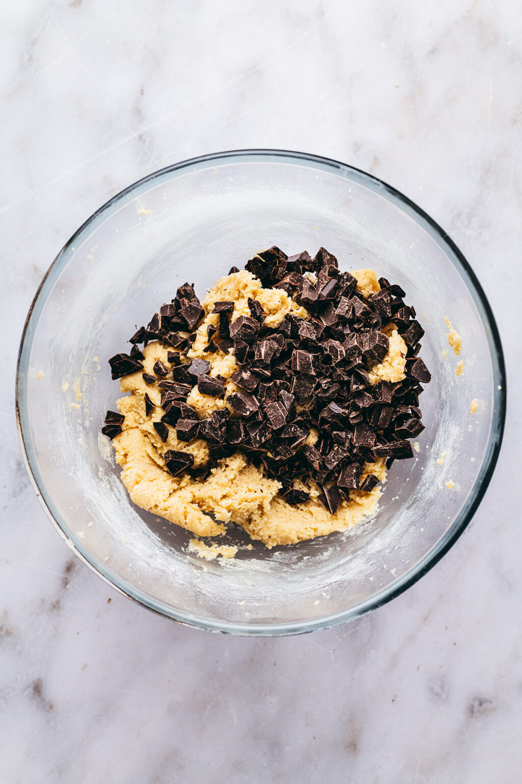 Ajout pépites pâte - Lilie Bakery