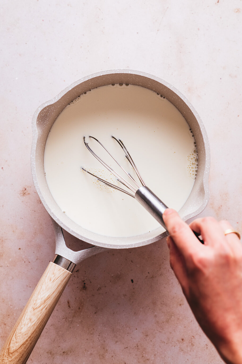 Préparation crème chocolat - Lilie Bakery