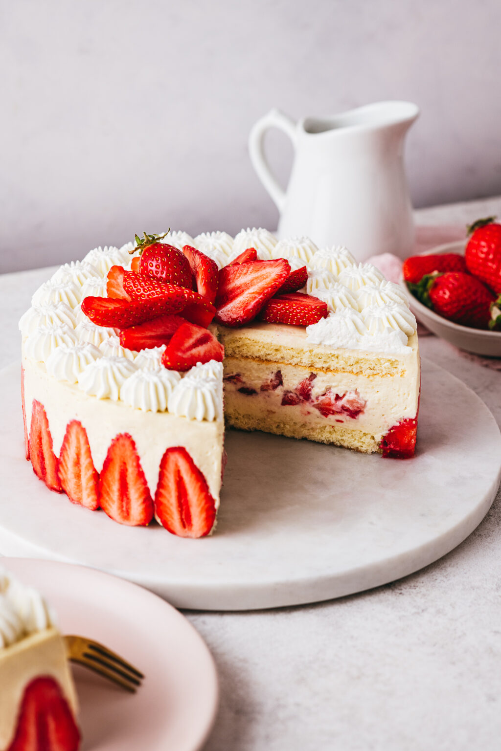 Fraisier recette - Lilie Bakery