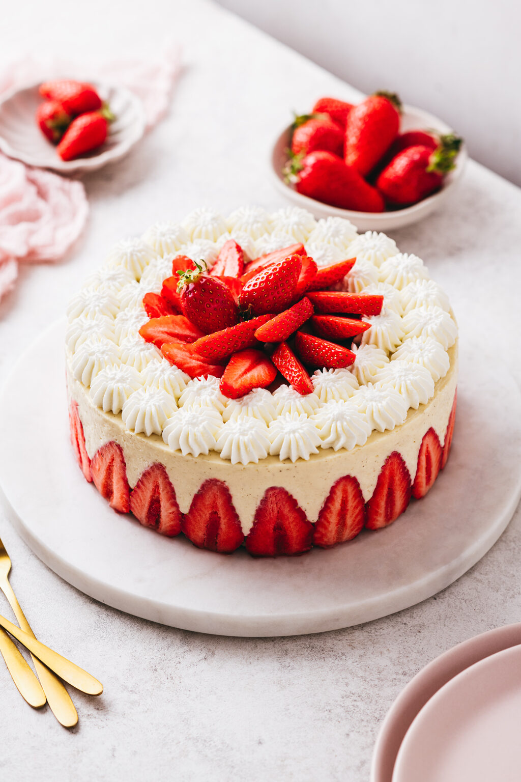 Recette fraisier - Lilie Bakery