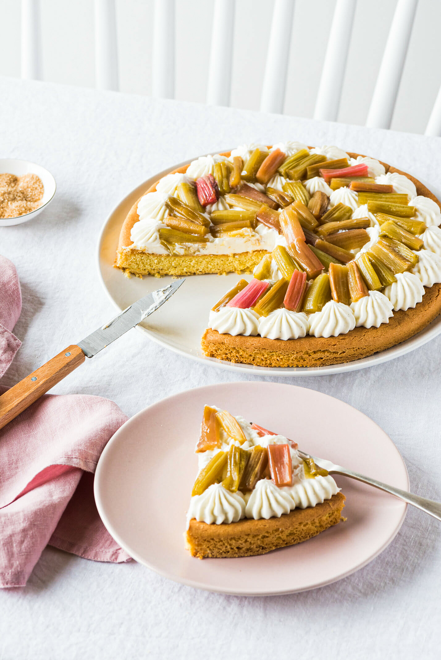 Tarte rhubarbe recette - Lilie Bakery