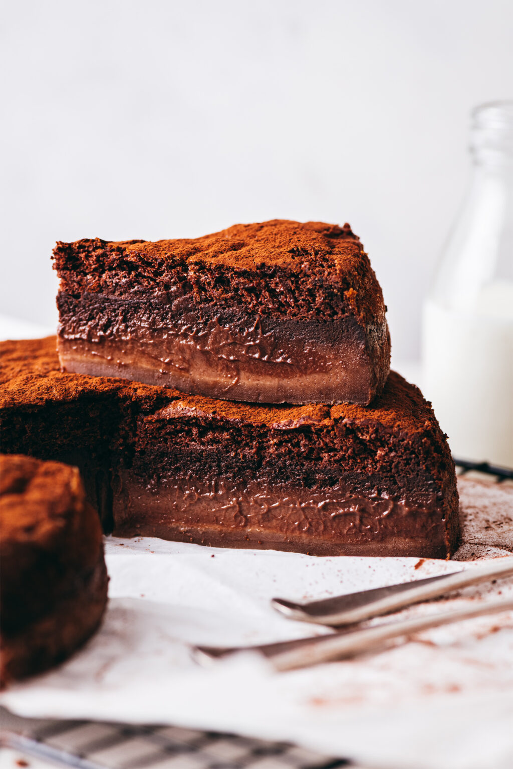 Gâteau magique chocolat - Lilie Bakery